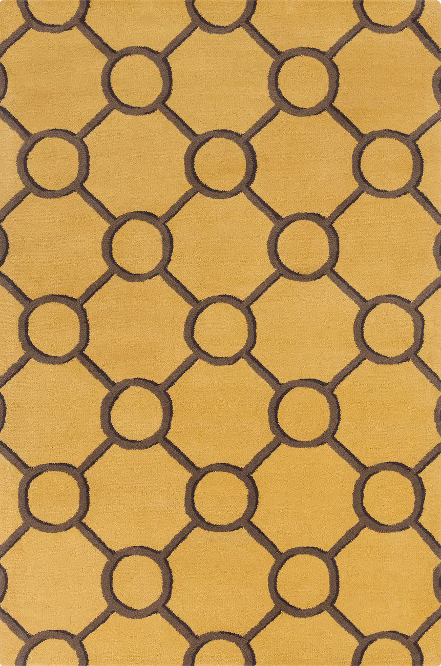 Modern Loom Stella STE-52251 Dk. Yellow Wool Rug