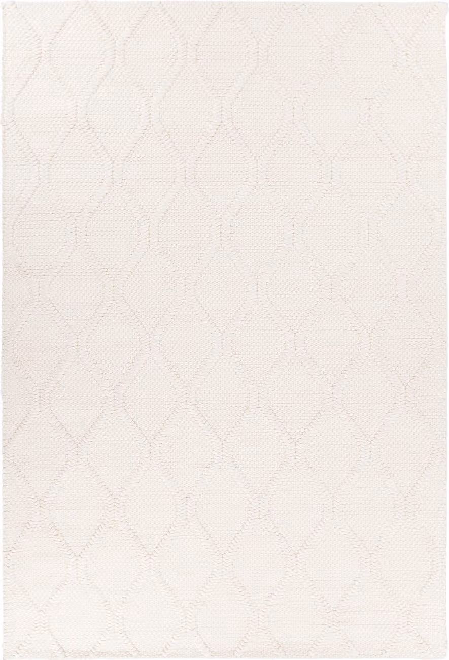 Modern Loom Sujan SUJ-34700 White Wool Silk Rug