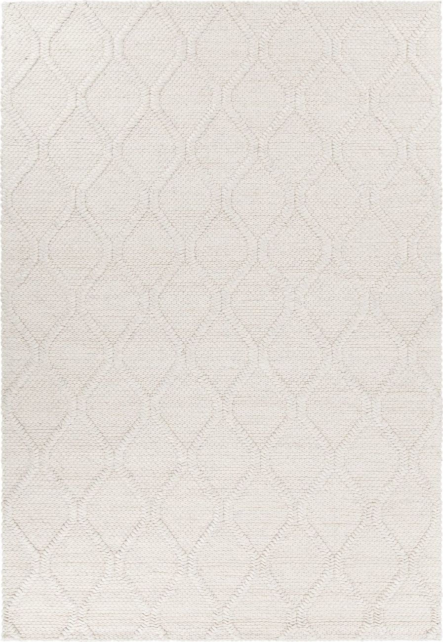 Modern Loom Sujan SUJ-34701 Ivory Wool Silk Rug