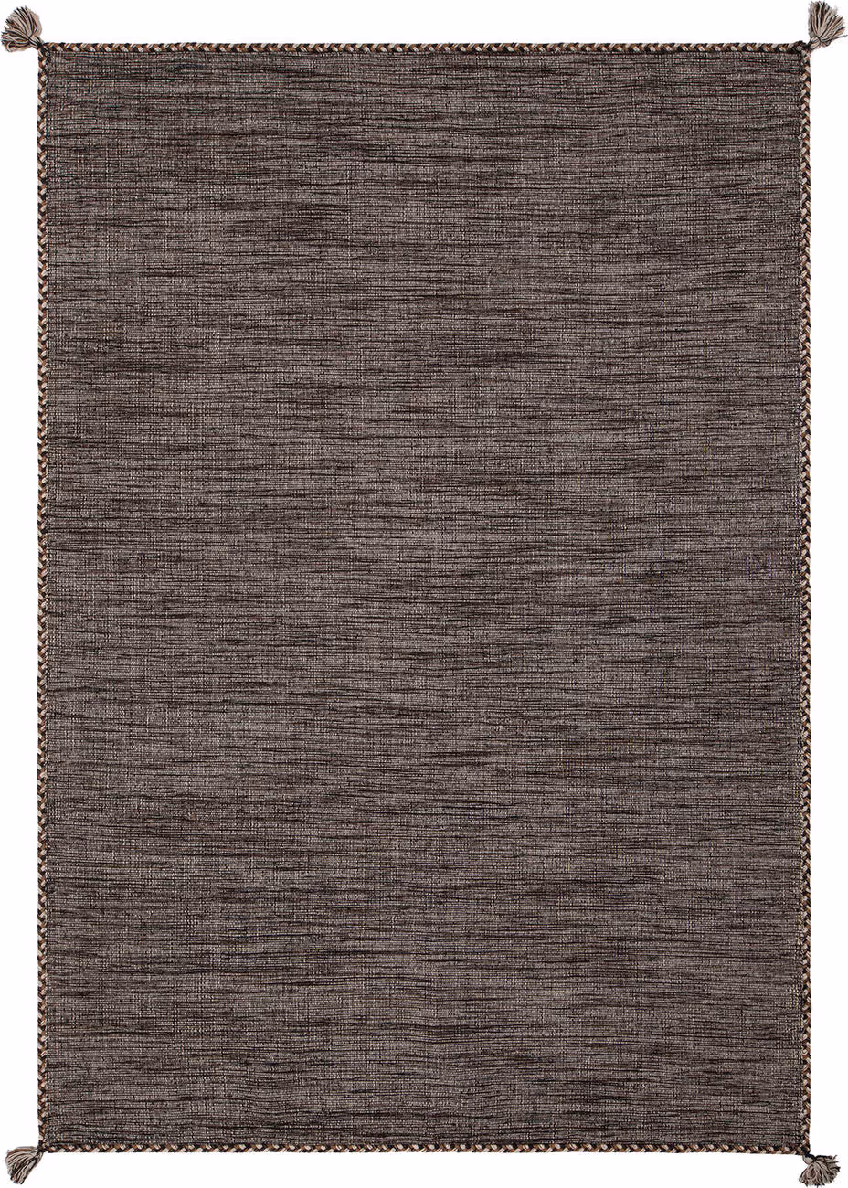 Modern Loom Sybil SYB-46000 Gray Flatweave Reversible Rug