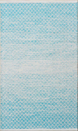 Modern Loom Tanya TAN-45940 Lt. Blue Flatweave Cotton Rug Product Image