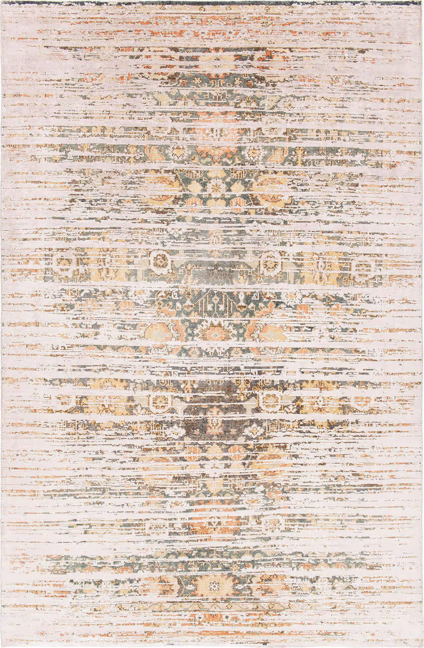 Chandra Vingel VIN-36801 Ivory Wool Silk Rug