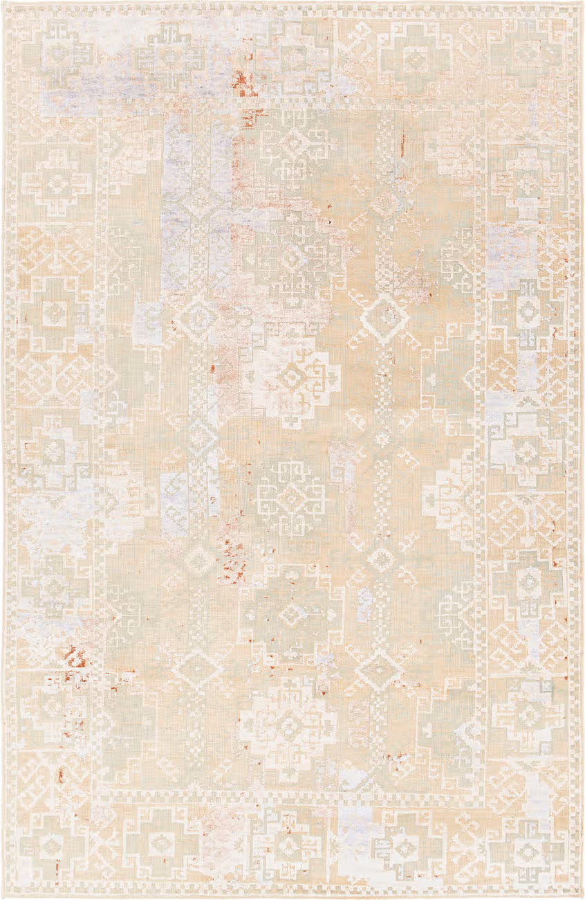 Chandra Vingel VIN-36804 Ivory Wool Silk Rug