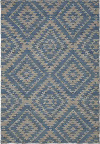 Modern Loom Winnie WIN-45509 Lt. Blue Flatweave Wool Rug Product Image