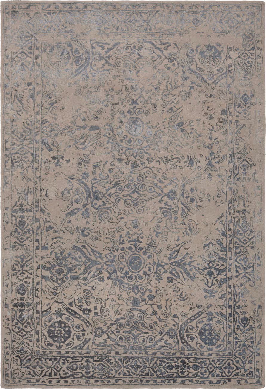Modern Loom Zina ZIN-45701 Beige Wool Silk Rug