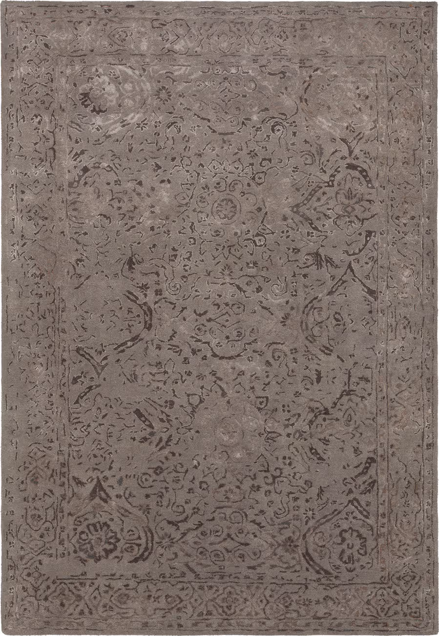 Modern Loom Zina ZIN-45702 Tan Wool Silk Rug