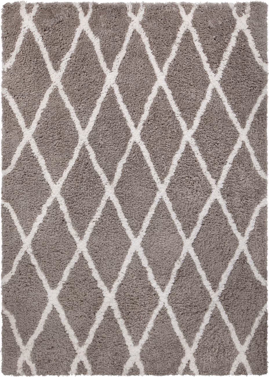 Modern Loom Zoya ZOY-45801 Lt. Brown Shag Rug