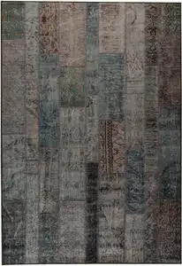 Modern Loom Gray Flatweave Abstract Rug Product Image