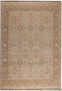 Modern Loom Orange Grandeur Cream Rug Product Image