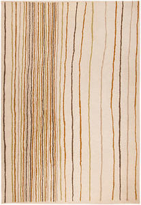 Modern Loom Orange Linea Grey Natural Rug Product Image