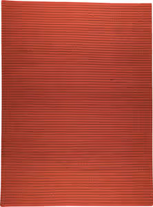 Modern Loom Red Solid Color Rug 3 Product Image