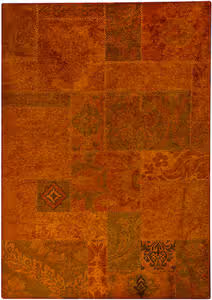 Modern Loom Vintage Sarangi Orange Rug Product Image