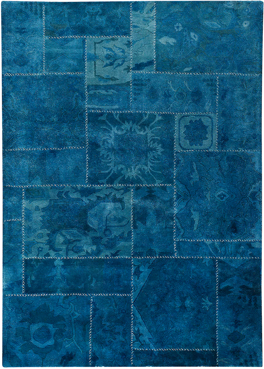 Modern Loom Vintage Sarangi Turquoise Rug