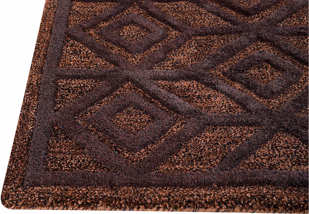 Modern Loom Red Hilo Wool Rug