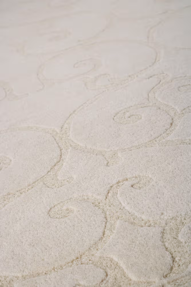 Modern Loom Beige Hilo Solid Color Rug