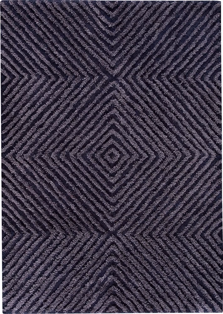 Modern Loom Purple Hilo Solid Color Rug