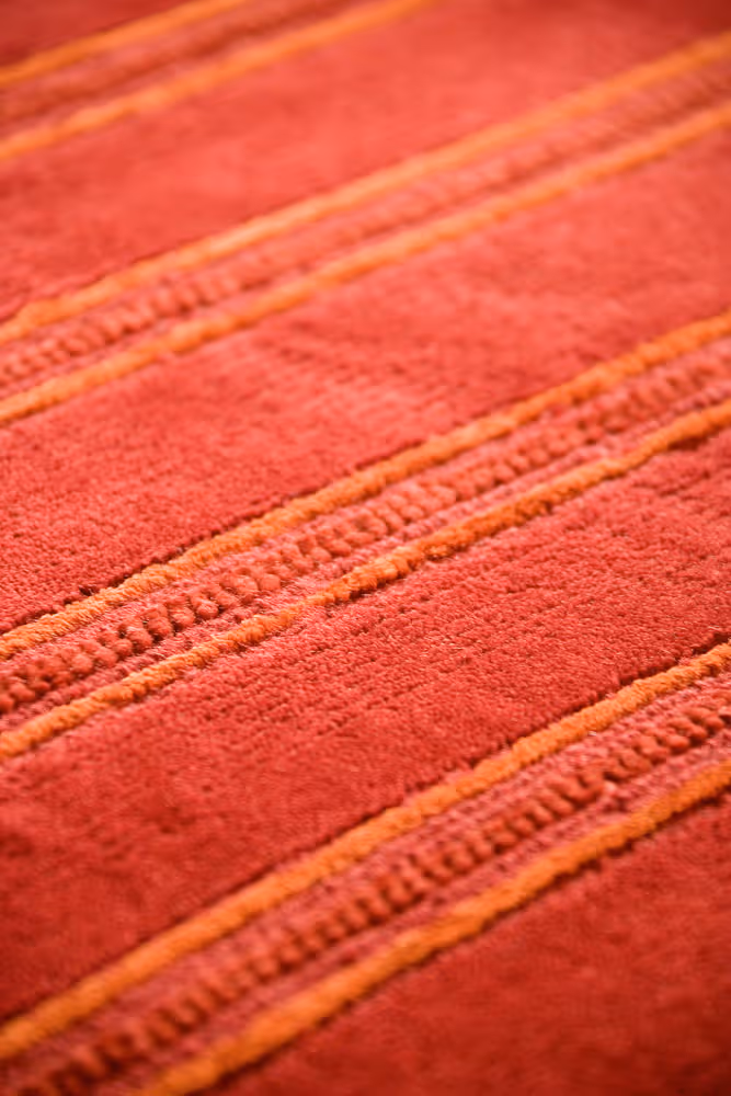 Modern Loom Red Hilo Wool Rug 2