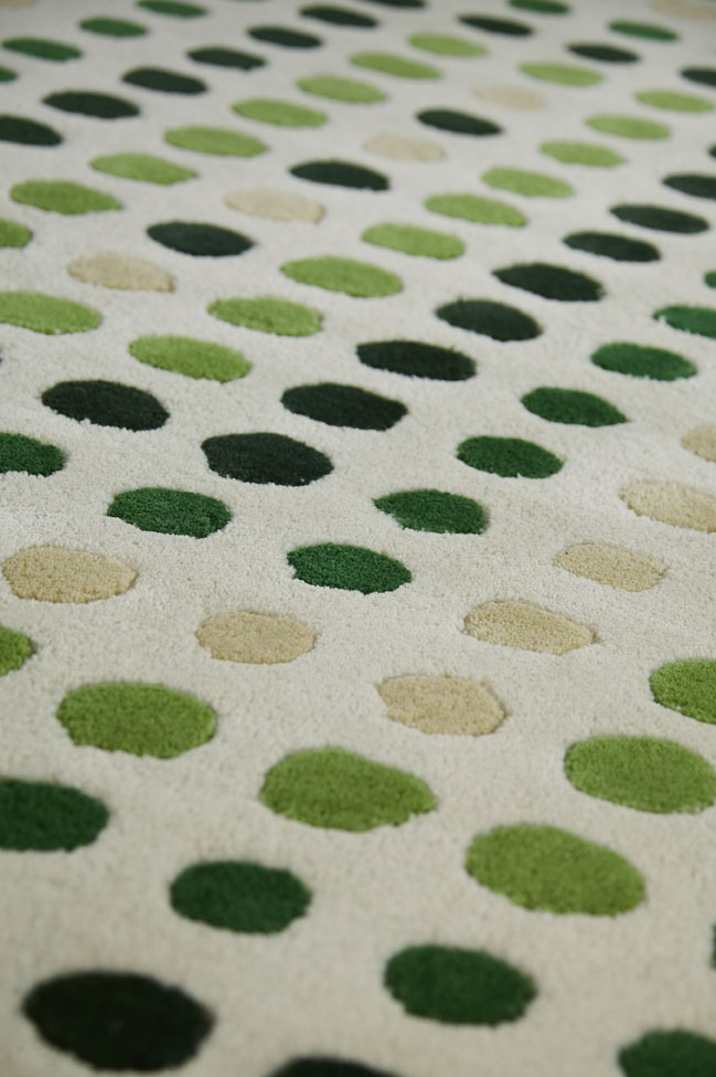 Modern Loom Green Hilo Child Friendly Rug from the Kids' Rugs