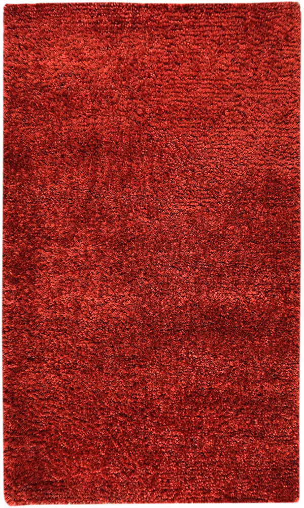 Modern Loom Red Wool Rug