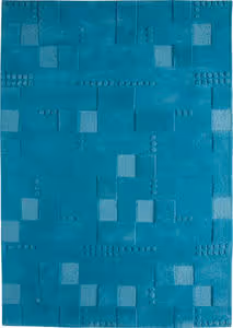 Mat Blue Hilo Solid Color Rug Mat Blue Hilo Solid Color Rug