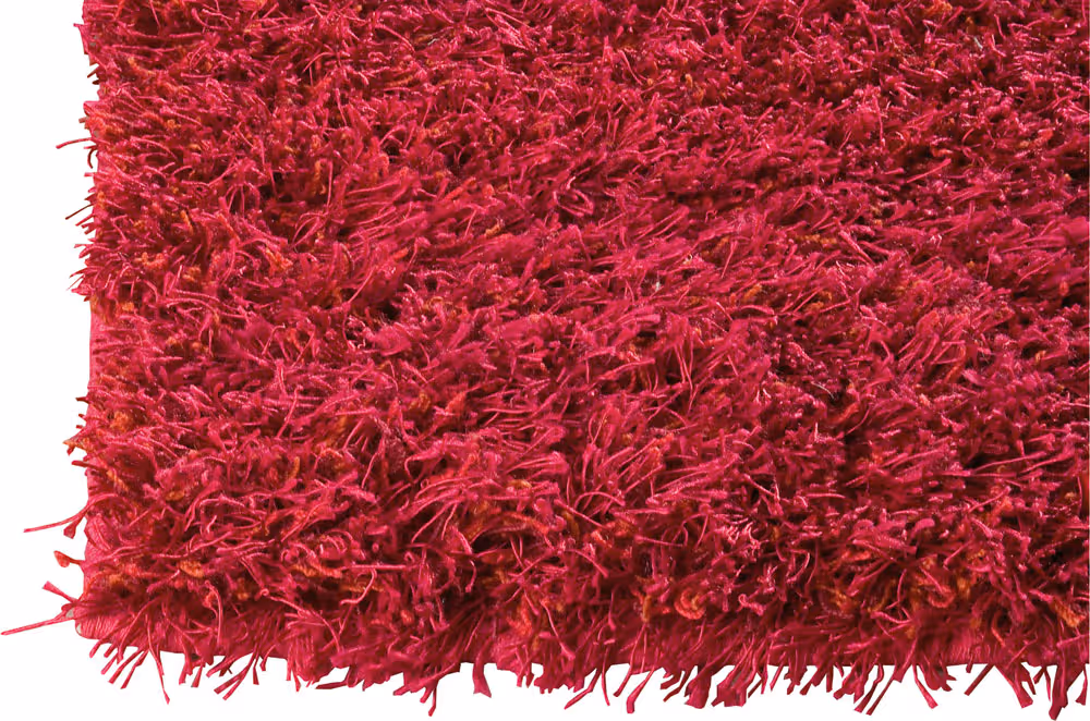 Modern Loom Red Silk Rug 2