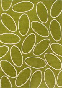 Florina Lime Rug From The Denmark Rugs, Bright Green Rug