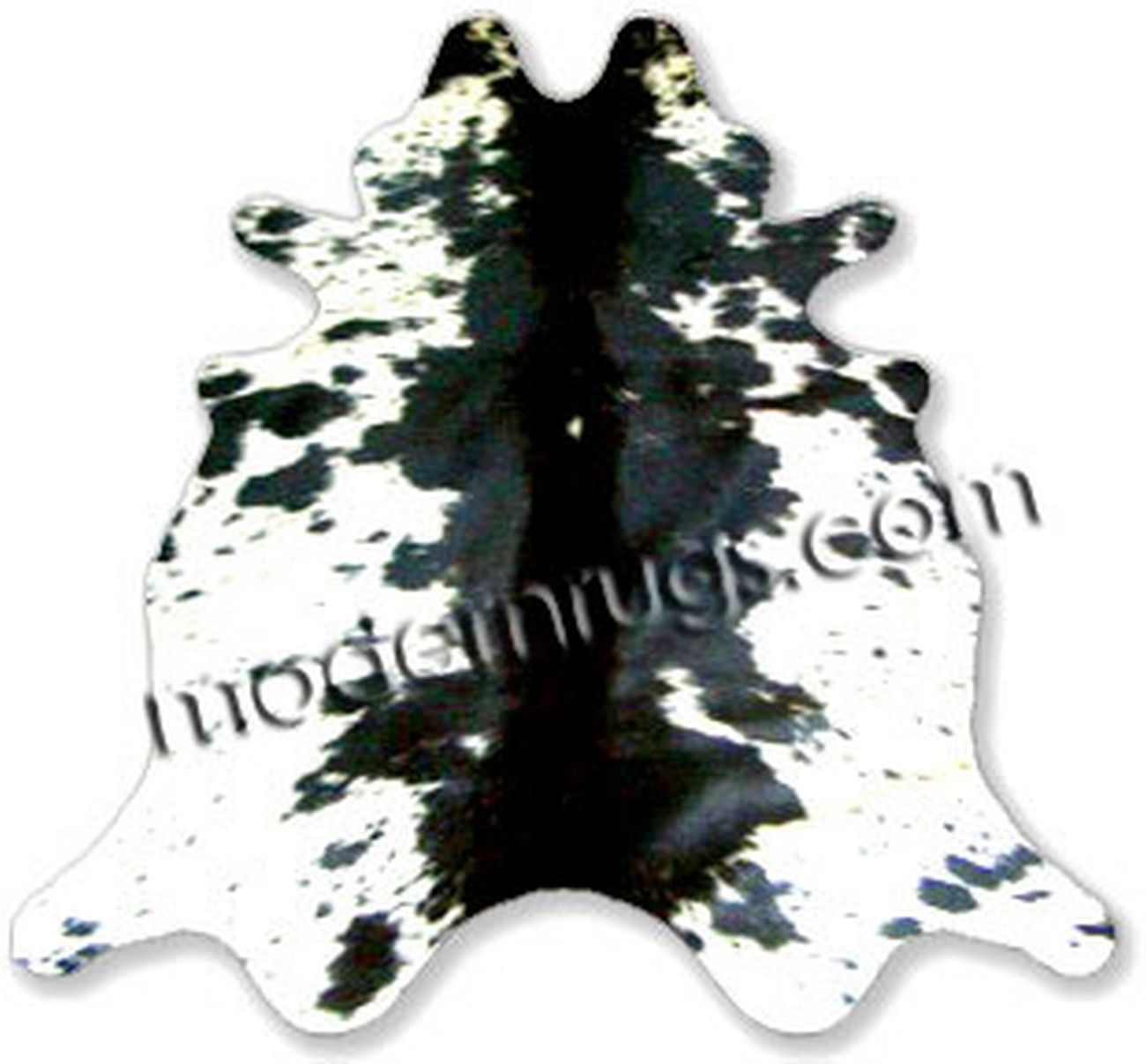 Black Longhorn Cowhide Rug from the Cowhide Rugs collection at Modern