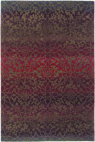 Tibet Rug Company Divinered Red Hand Knotted Tibetan Wool Rug Product Image
