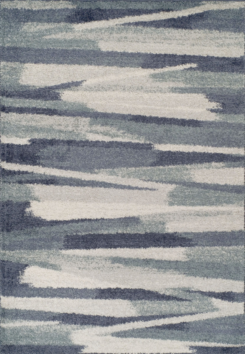 Modern Loom Rocco RC7 Navy Abstract Rug from the Modern Rug Masters collection at Modern Area Rugs