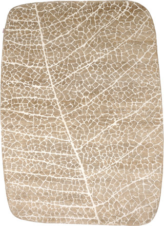 Warli Rugs Beige Abstract Oddly Shaped Rug Product Image