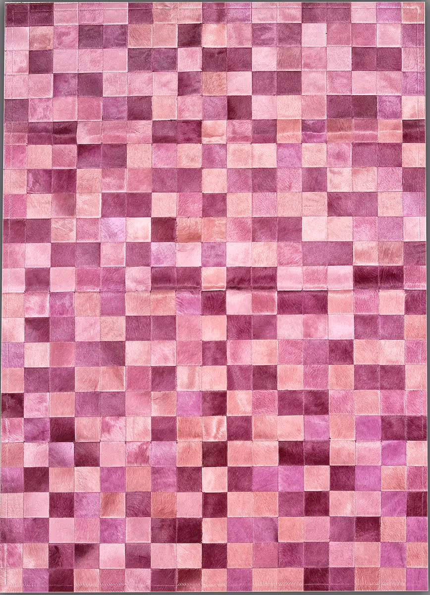 Pieles Pipsa Pink Cow Hide Designer Rug From The Cowhide Rugs
