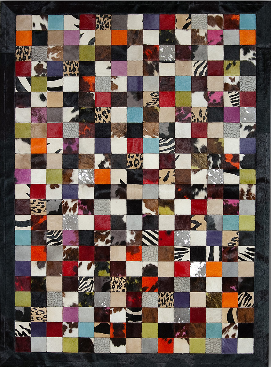 Pieles Pipsa Red Cow Hide Designer Rug 5 from the Cowhide Rugs