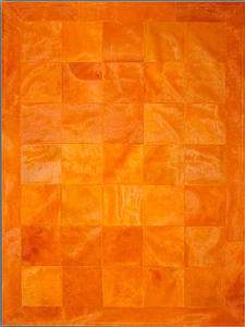 Pieles Pipsa Orange Cow Hide Designer Rug Product Image