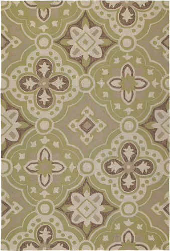 Modern Loom Habitat Wasabi Green Outdoor Transitional Rug Product Image
