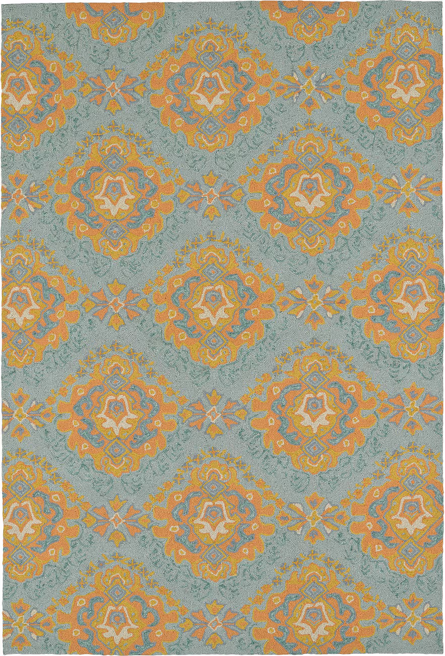 Modern Loom Habitat Pewter Outdoor Patterned Modern Rug