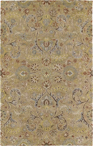 Modern Loom Helena Hand Tufted Dark Gold Transitional Rug Product Image