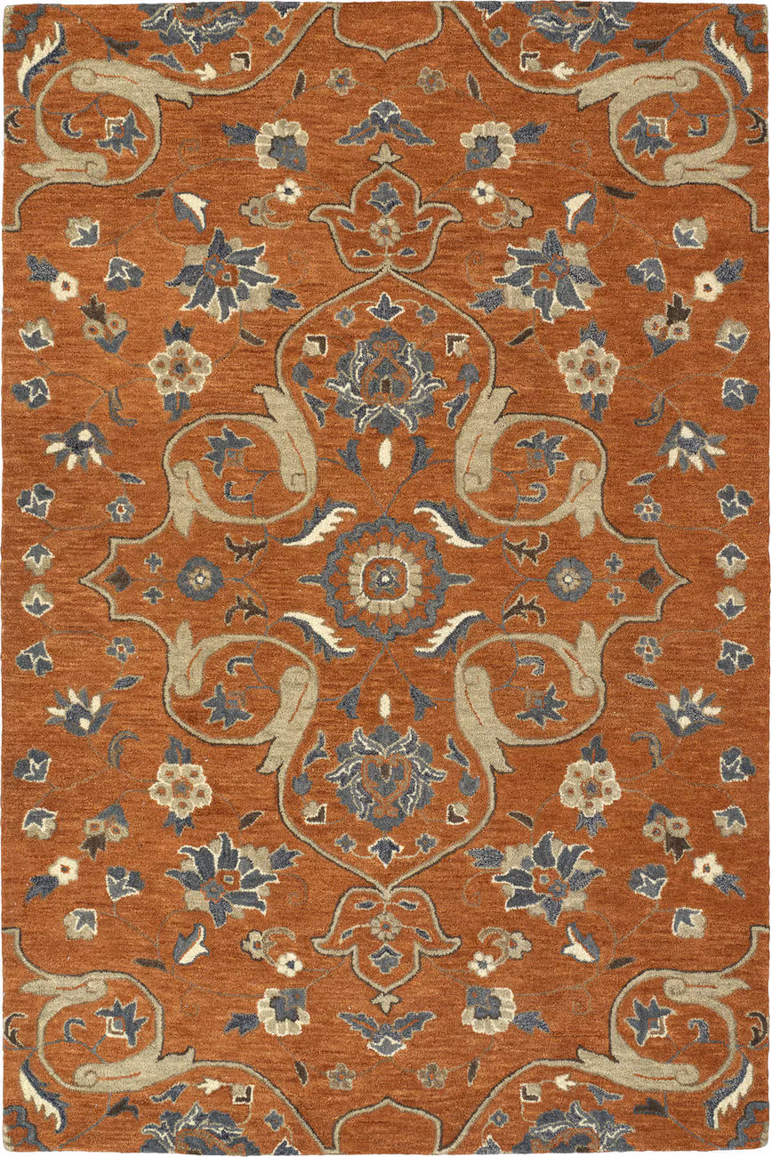 Modern Loom Helena Hand Tufted Paprika Transitional Rug