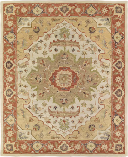 Modern Loom Solomon Hand Tufted Oatmeal Traditional Rug Product Image