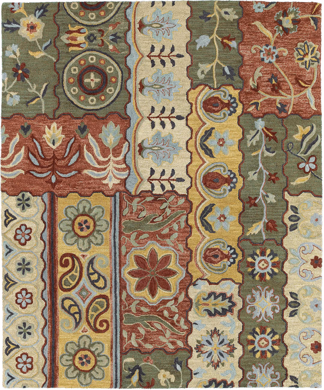Modern Loom Brooklyn Hand Tufted Salmon Transitional Rug