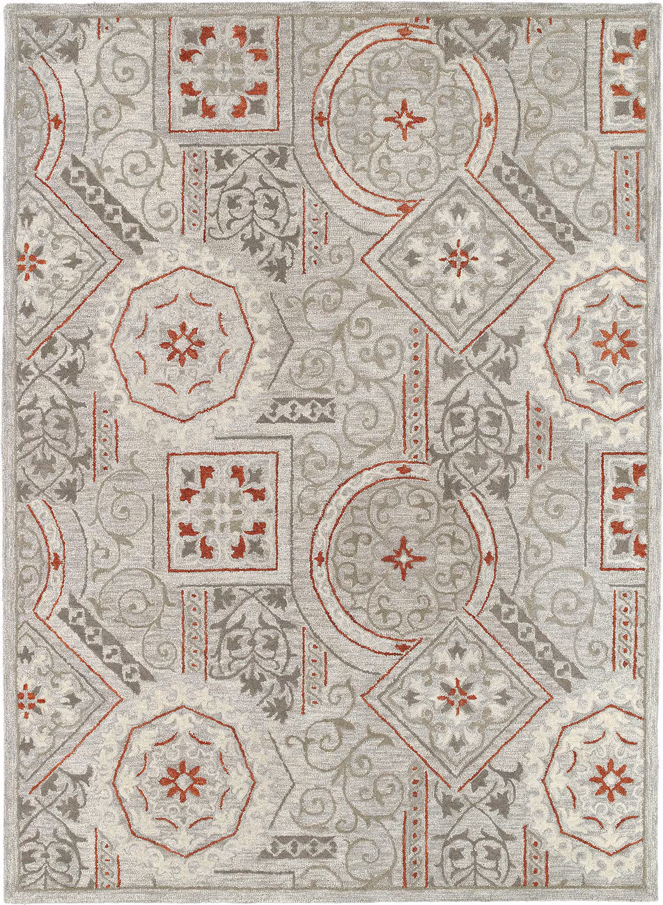 Modern Loom Brooklyn Hand Tufted Grey Transitional Rug