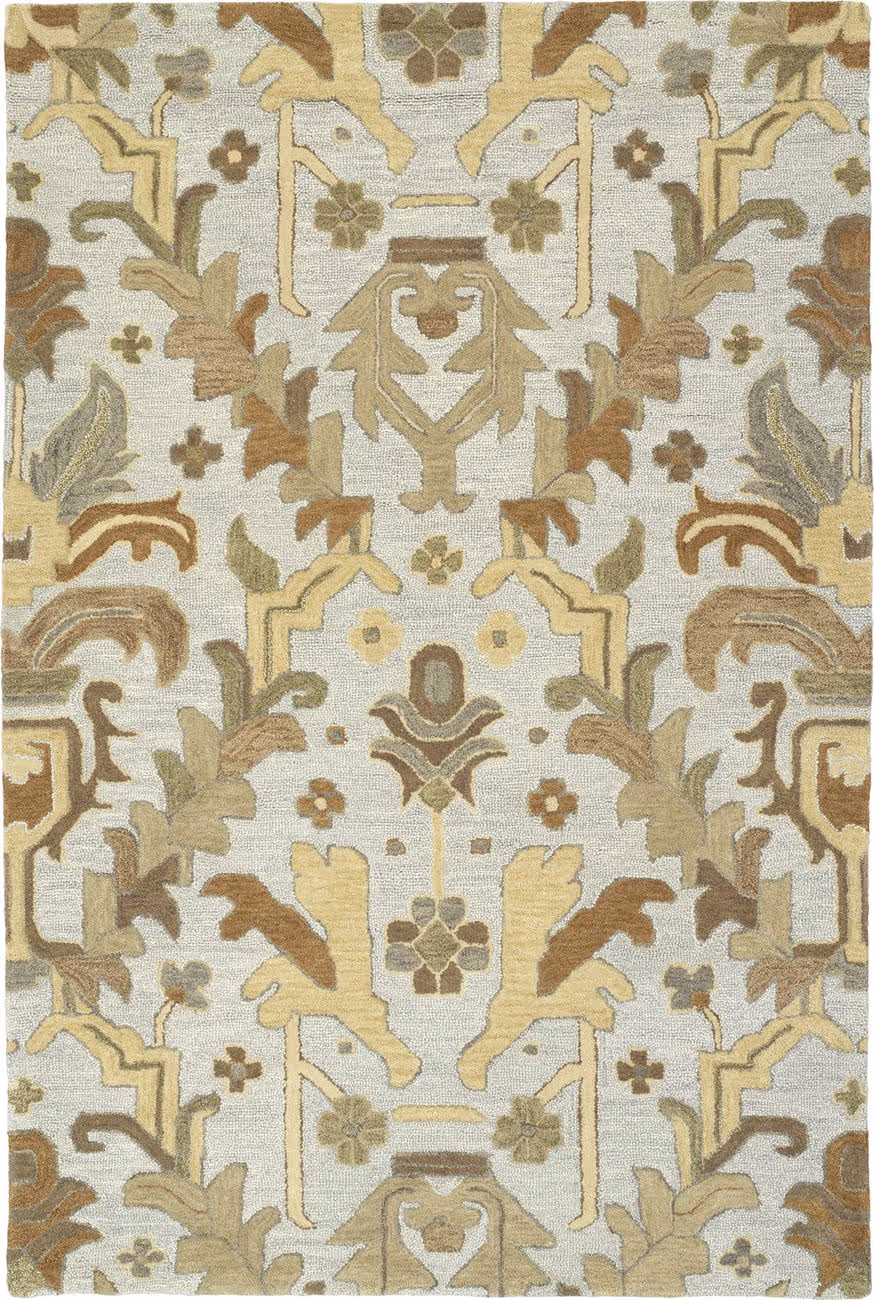 Modern Loom Brooklyn Hand Tufted Silver Transitional Rug