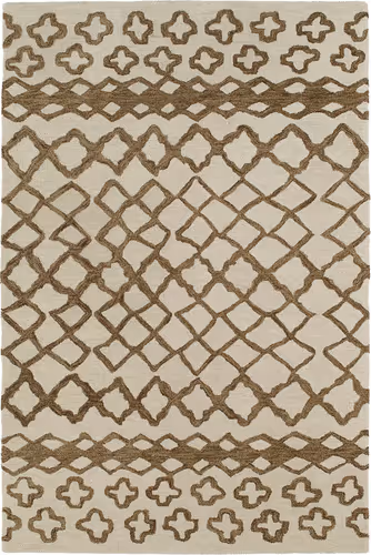 Modern Loom Casablanca Beige Patterned Modern Rug Product Image
