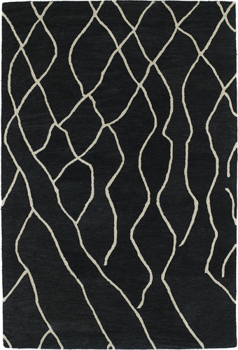 Modern Loom Casablanca Charcoal Patterned Modern Rug Product Image