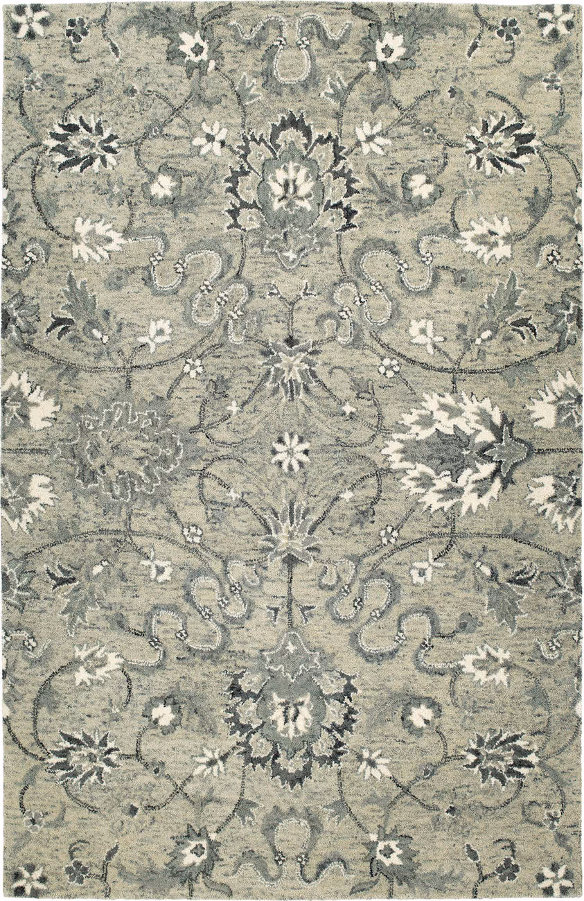 Modern Loom Chancellor Hand Tufted Grey Traditional Rug