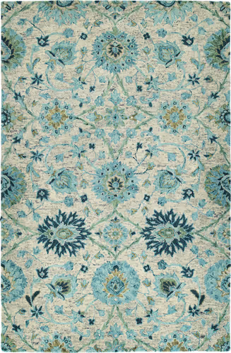 Modern Loom Chancellor Hand Tufted Turquoise Traditional Rug 2 Product Image