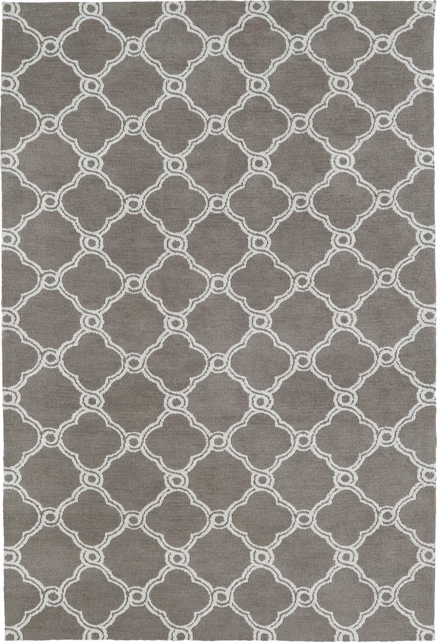 Modern Loom Cozy Toes Taupe Patterned Modern Rug