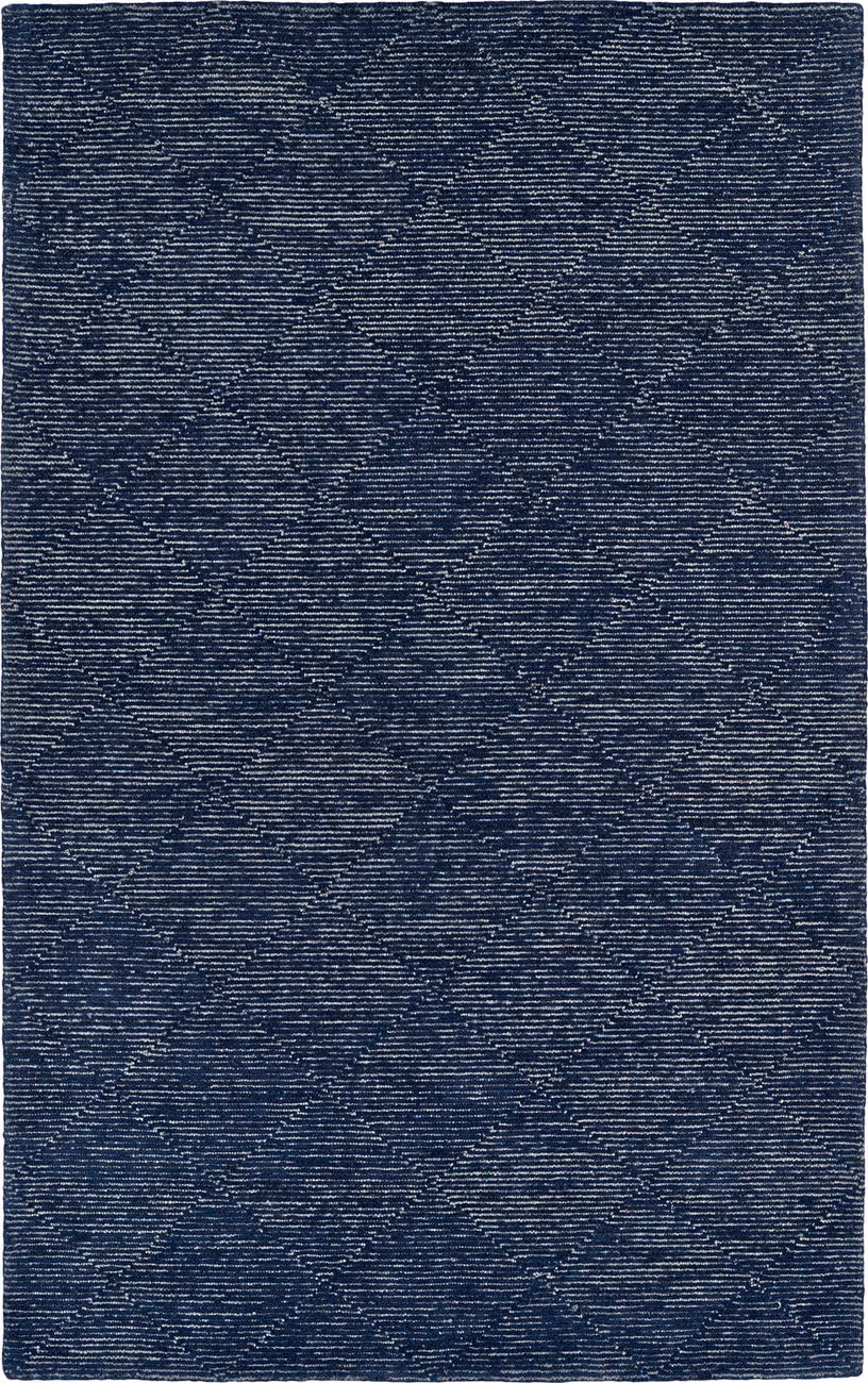 Modern Loom Evanesce Hand Tufted Navy Patterned Modern Rug