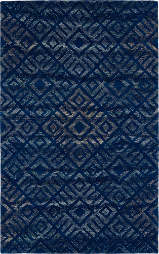 Modern Loom Evanesce Hand Tufted Navy Patterned Modern Rug 2 Product Image