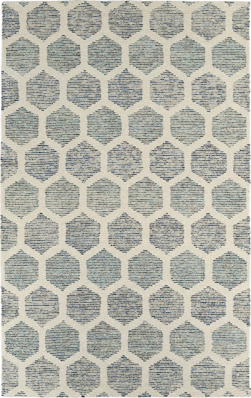 Modern Loom Evanesce Hand Tufted Ivory Patterned Modern Rug 2