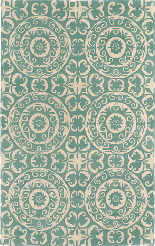 Modern Loom Evolution Hand Tufted Mint Transitional Rug Product Image
